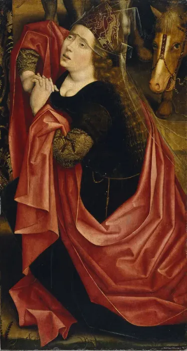 Framed Print : Mary Magdalene. Artist: Baegert, Derick (ca 1440-after 1502) Framed Print : Mary Magdalene. Artist: Baegert, Derick (ca 1440-after 1502)