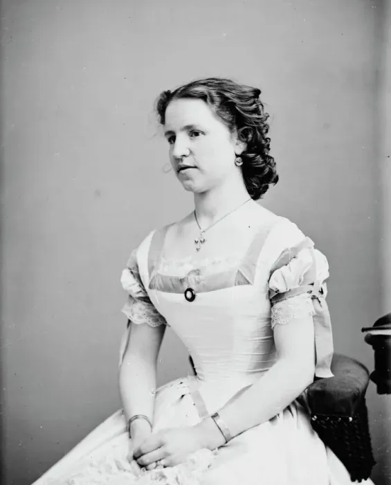 Framed Print : Mary Mitchell, between 1855 and 1865. Creator: Unknown Framed Print : Mary Mitchell, between 1855 and 1865. Creator: Unknown