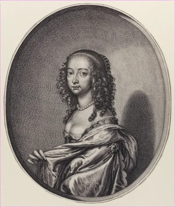 Framed Print : Mary, Princess of Orange, 1641-50. Creator: William Faithorne Framed Print : Mary, Princess of Orange, 1641-50. Creator: William Faithorne