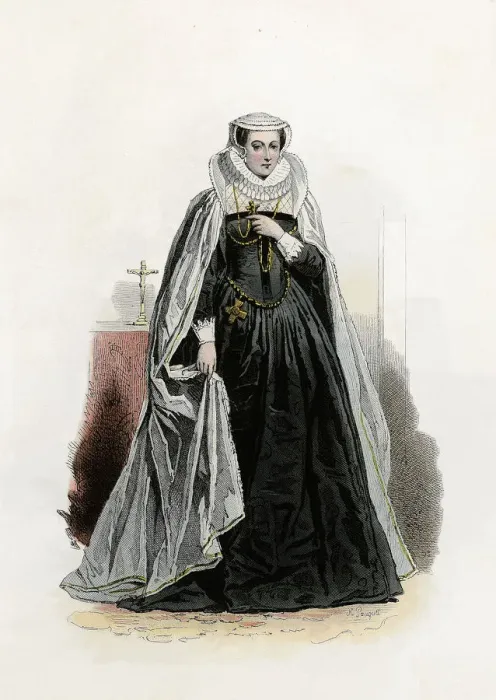 Framed Print : Mary Queen of Scots (1542-1587), Queen of Scotland from 1542 to 1567, posthumous