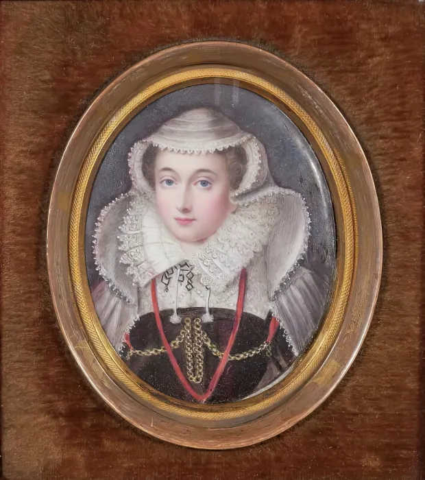 Framed Print : Mary Queen of Scots. Creator: Henry Bone Framed Print : Mary Queen of Scots. Creator: Henry Bone