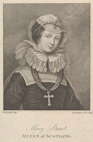 Mary, Queen of Scots, January 12, 1803., January 12, 1803. Creator: Francesco Bartolozzi