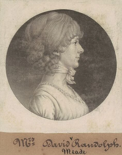 Mary Randolph Randolph, 1807. Creator: Charles Balthazar Julien Fé