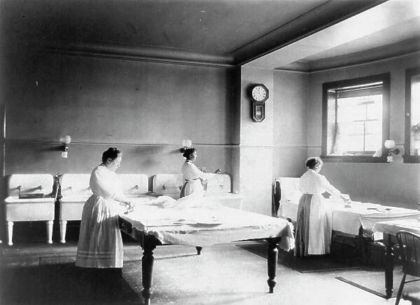 Mary Scott Townsend House, Wash. D.C.: Laundry, c1910-1911. Creator: Frances Benjamin Johnston