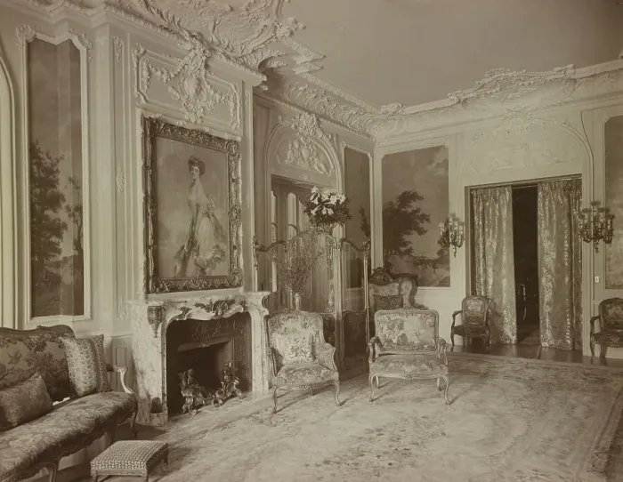 Framed Print : Mary Scott Townsend house, Washington, D.C. c1910. Creator: Frances Benjamin Johnston Framed Print : Mary Scott Townsend house, Washington, D.C. c1910. Creator: Frances Benjamin Johnston
