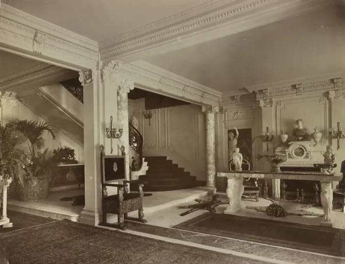 Framed Print : Mary Scott Townsend house, Washington, D.C. c1910. Creator: Frances Benjamin Johnston Framed Print : Mary Scott Townsend house, Washington, D.C. c1910. Creator: Frances Benjamin Johnston