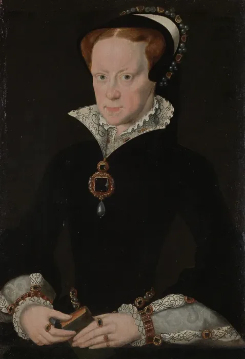 Framed Print : Mary Tudor. Creator: Hans Eworth Framed Print : Mary Tudor. Creator: Hans Eworth