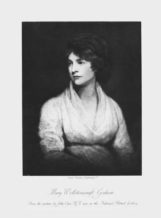 Framed Print : Mary Wollstonecraft, 18th century Anglo-Irish writer and feminist. Artist: Swan Electric Engraving Company Framed Print : Mary Wollstonecraft, 18th century Anglo-Irish writer and feminist. Artist: Swan Electric Engraving Company