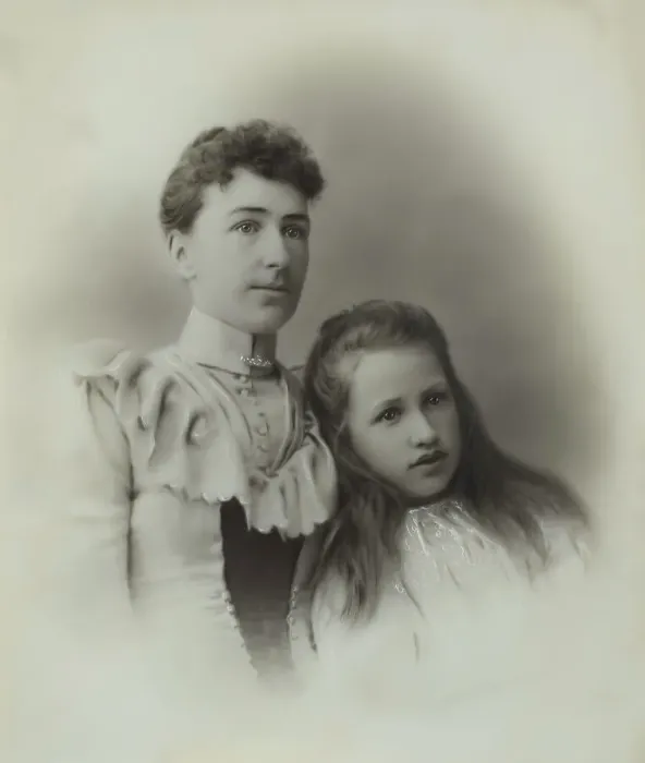 Framed Print : Mary Woods Rutledge, 1890s. Creator: Eden George Co. Ltd Framed Print : Mary Woods Rutledge, 1890s. Creator: Eden George Co. Ltd