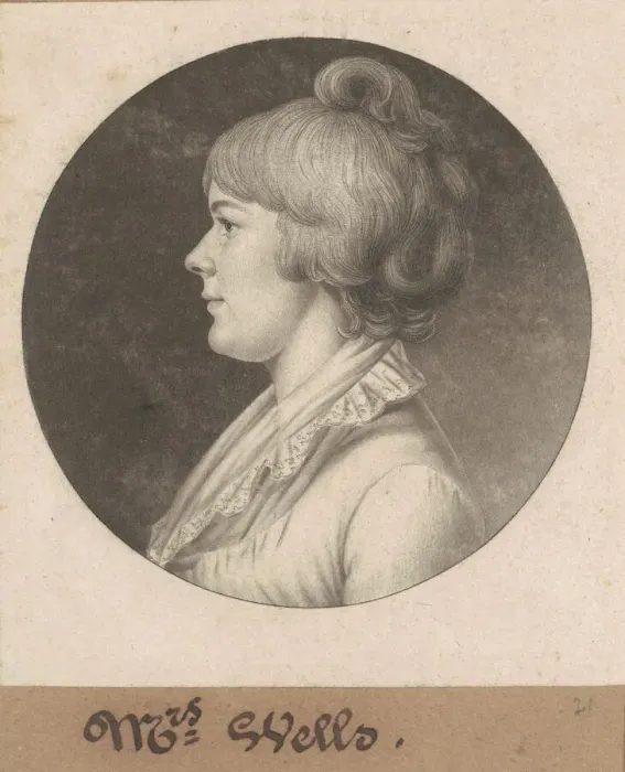 Framed Print : Mary Wright Sonntag Wells, 1802. Creator: Charles Balthazar Julien Fé Framed Print : Mary Wright Sonntag Wells, 1802. Creator: Charles Balthazar Julien Fé