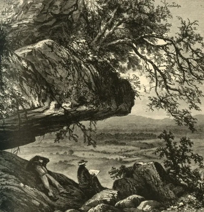 Framed Print : Maryland Heights, 1872. Creator: Albert Bobbett