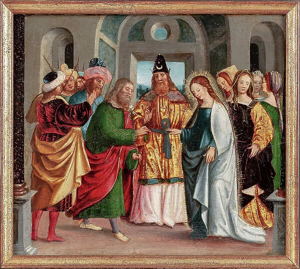 Mary's engagement to Joseph, c.1510-1515. Creator: Gandolfino da Roreto (active 1493-1510)