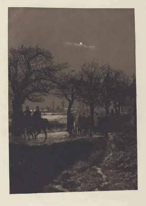 Framed Print : Marztage III (March Days III), 1883. Creator: Max Klinger Framed Print : Marztage III (March Days III), 1883. Creator: Max Klinger