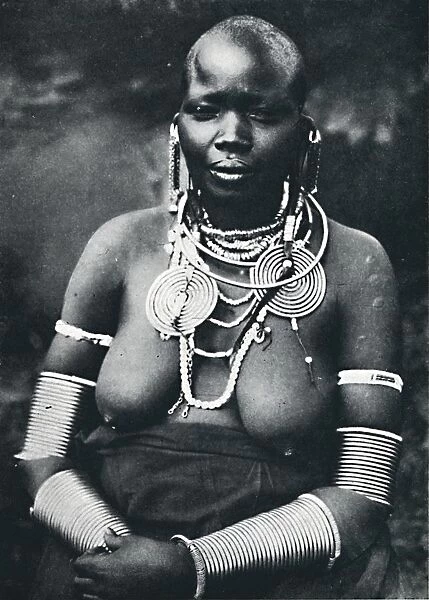 A Masai matron, 1912