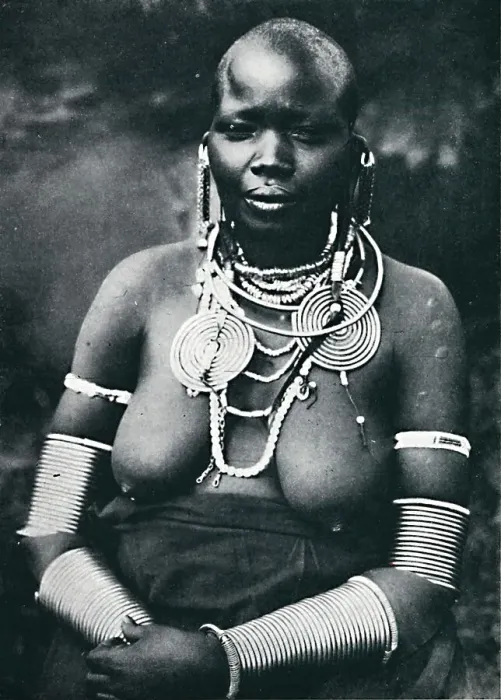 Framed Print : A Masai matron, 1912 Framed Print : A Masai matron, 1912
