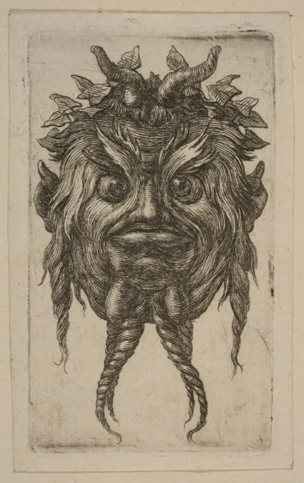Framed Print : Mask. Creator: Attributed to Stefano della Bella (Italian, Florence 1610-1664 Florence) Framed Print : Mask. Creator: Attributed to Stefano della Bella (Italian, Florence 1610-1664 Florence)