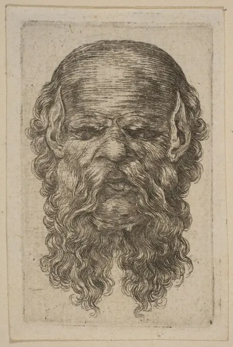 Framed Print : Mask. Creator: Attributed to Stefano della Bella (Italian, Florence 1610-1664 Florence) Framed Print : Mask. Creator: Attributed to Stefano della Bella (Italian, Florence 1610-1664 Florence)
