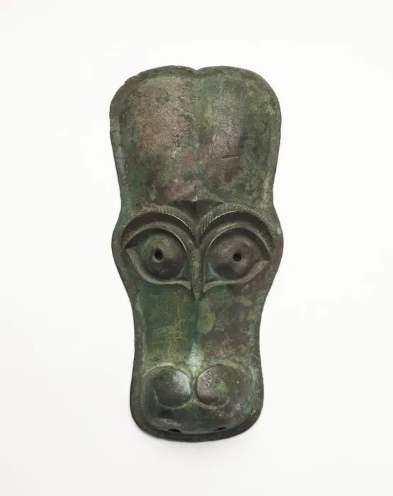 Framed Print : Mask in the form of a horse face, Zhou dynasty, ca. 1050-221 BCE. Creator: Unknown Framed Print : Mask in the form of a horse face, Zhou dynasty, ca. 1050-221 BCE. Creator: Unknown