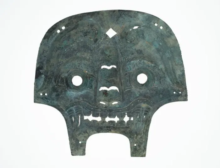 Framed Print : Mask from a Horse Bridle, Western Zhou dynasty ( 1046-771 BC ), about 9th century BC