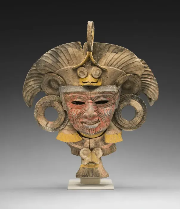 Framed Print : Mask from an Incense Burner Portraying the Old Deity of Fire, A. D. 450 / 750 Framed Print : Mask from an Incense Burner Portraying the Old Deity of Fire, A. D. 450 / 750