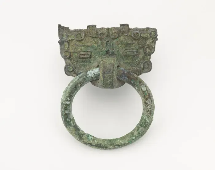 Framed Print : Mask and ring, Eastern Zhou to Han dynasty, 770 BCE-220 CE. Creator: Unknown Framed Print : Mask and ring, Eastern Zhou to Han dynasty, 770 BCE-220 CE. Creator: Unknown