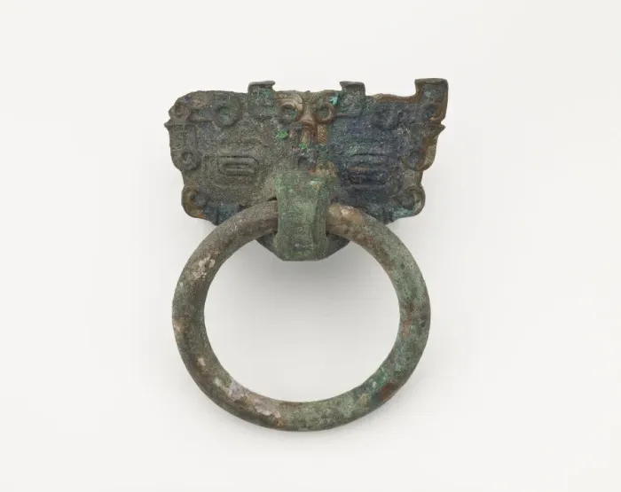 Framed Print : Mask and ring, Eastern Zhou to Han dynasty, 770 BCE-221 CE. Creator: Unknown Framed Print : Mask and ring, Eastern Zhou to Han dynasty, 770 BCE-221 CE. Creator: Unknown