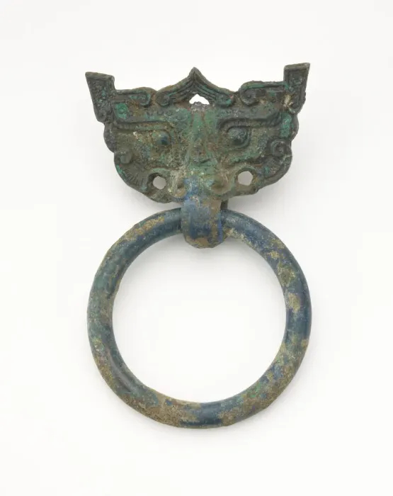 Framed Print : Mask and ring, Eastern Zhou to Han dynasty, 770 BCE-220 CE. Creator: Unknown Framed Print : Mask and ring, Eastern Zhou to Han dynasty, 770 BCE-220 CE. Creator: Unknown