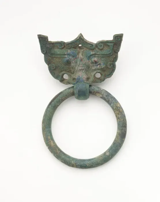 Framed Print : Mask and ring, Eastern Zhou to Han dynasty, 770 BCE-220 CE. Creator: Unknown Framed Print : Mask and ring, Eastern Zhou to Han dynasty, 770 BCE-220 CE. Creator: Unknown