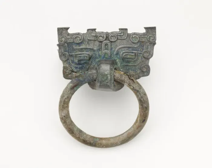 Framed Print : Mask and ring, Eastern Zhou to Han dynasty, 770 BCE-220 CE. Creator: Unknown Framed Print : Mask and ring, Eastern Zhou to Han dynasty, 770 BCE-220 CE. Creator: Unknown