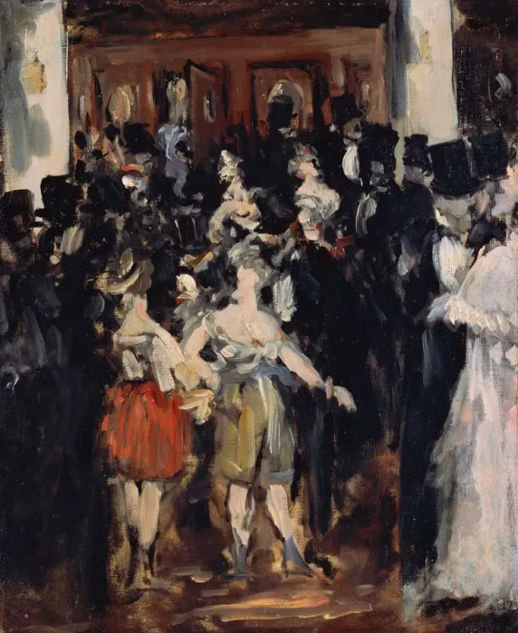 Framed Print : Masked Ball at the Opera, 1873. Artist: Manet, Edouard (1832-1883) Framed Print : Masked Ball at the Opera, 1873. Artist: Manet, Edouard (1832-1883)