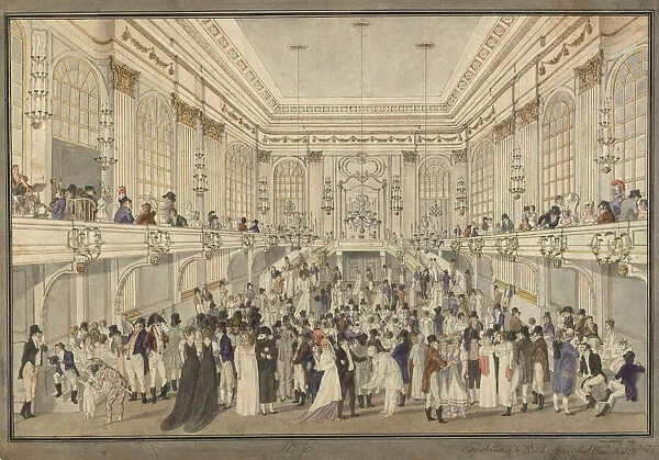 Masked ball in the Redoutensaal of the Vienna Hofburg, c. 1815