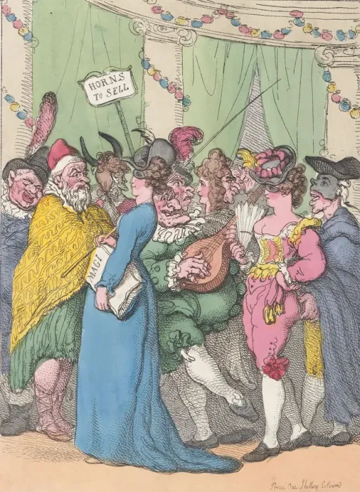 Framed Print : Masquerading, [August 30, 1811], reprinted. [August 30, 1811], reprinted