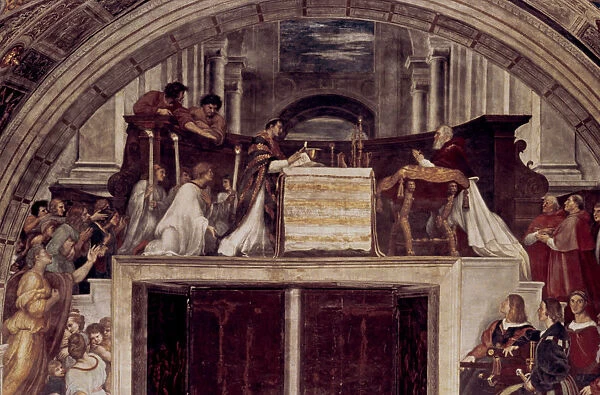 The Mass at Bolsena, 1512. Artist: Raphael