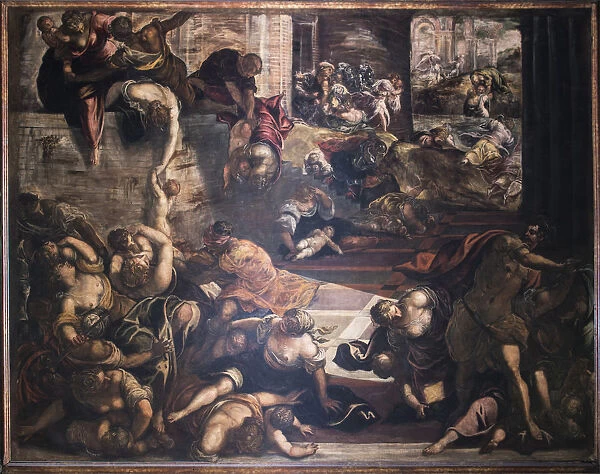 The Massacre of the Innocents, 1582-1585. Creator: Tintoretto, Jacopo (1518-1594)