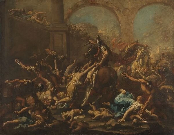 Massacre of the Innocents, 1715-1740. Creator: Alessandro Magnasco