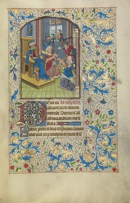 Framed Print : The Massacre of the Innocents; Arenberg Hours, early 1460s. Creator: Willem Vrelant Framed Print : The Massacre of the Innocents; Arenberg Hours, early 1460s. Creator: Willem Vrelant