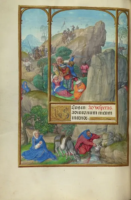 Framed Print : The Massacre of the Innocents; Spinola Hours, about 1510-1520. Creator: Master of James IV of Scotland Framed Print : The Massacre of the Innocents; Spinola Hours, about 1510-1520. Creator: Master of James IV of Scotland