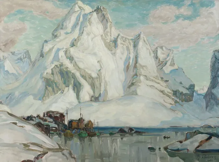 Framed Print : After the Massacre. Study from North Norway, c1900s. Creator: Anna Katarina Boberg Framed Print : After the Massacre. Study from North Norway, c1900s. Creator: Anna Katarina Boberg