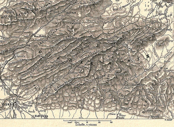 'Massif de l Aures; Afrique du nord, 1914. Creator: Unknown