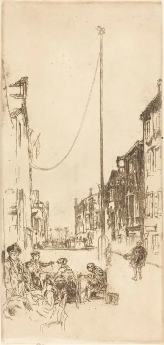 Framed Print : The Mast, 1879 / 1880. Creator: James Abbott McNeill Whistler Framed Print : The Mast, 1879 / 1880. Creator: James Abbott McNeill Whistler
