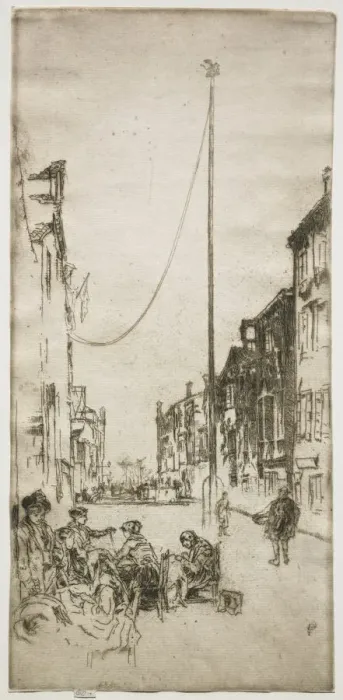Framed Print : The Mast, 1880. Creator: James McNeill Whistler (American, 1834-1903) Framed Print : The Mast, 1880. Creator: James McNeill Whistler (American, 1834-1903)