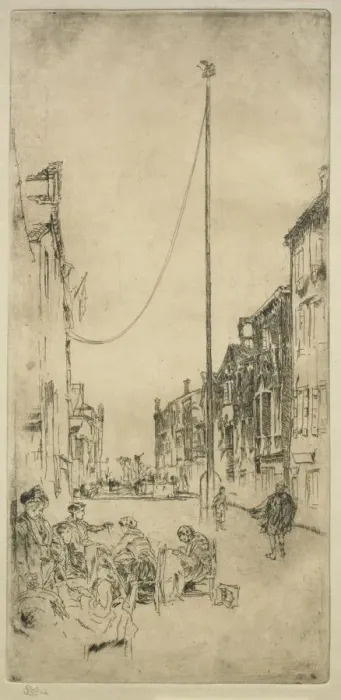 Framed Print : The Mast. Creator: James McNeill Whistler (American, 1834-1903) Framed Print : The Mast. Creator: James McNeill Whistler (American, 1834-1903)