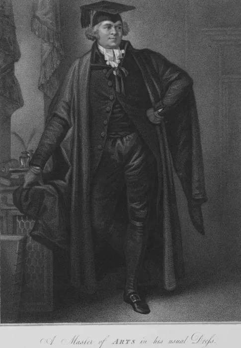 Framed Print : A Master of Arts in his usual Dress, 1796. Creator: Luigi Schiavonetti Framed Print : A Master of Arts in his usual Dress, 1796. Creator: Luigi Schiavonetti