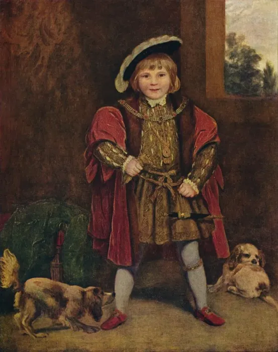 Framed Print : Master Crewe as Henry VIII, 1775 (c1927). Artist: Sir Joshua Reynolds Framed Print : Master Crewe as Henry VIII, 1775 (c1927). Artist: Sir Joshua Reynolds