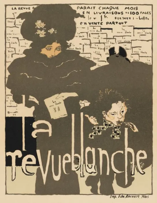 Framed Print : Masters of the Poster: Pl. 38, La Revue Blanche, 1894. Creator: Pierre Bonnard (French Framed Print : Masters of the Poster: Pl. 38, La Revue Blanche, 1894. Creator: Pierre Bonnard (French
