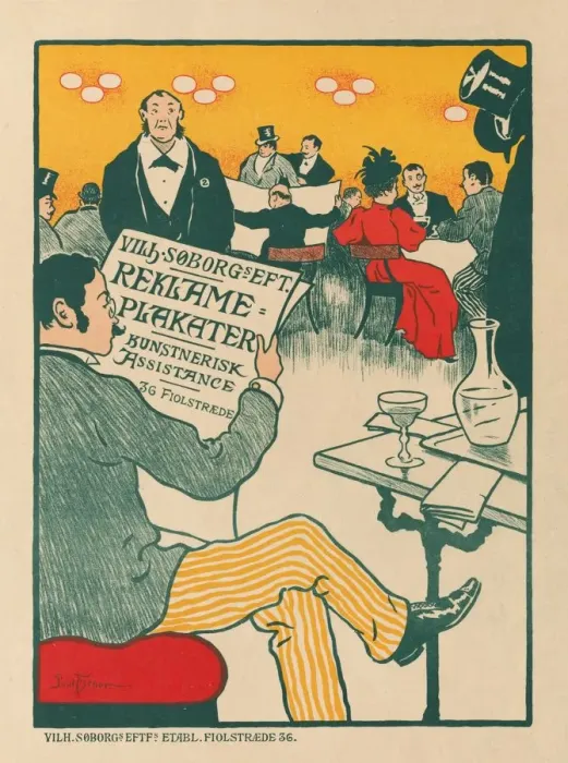 Framed Print : Masters of the Poster: Poster for Exhibition of Artistic Posters of Wilhelm Soborg, c Framed Print : Masters of the Poster: Poster for Exhibition of Artistic Posters of Wilhelm Soborg, c
