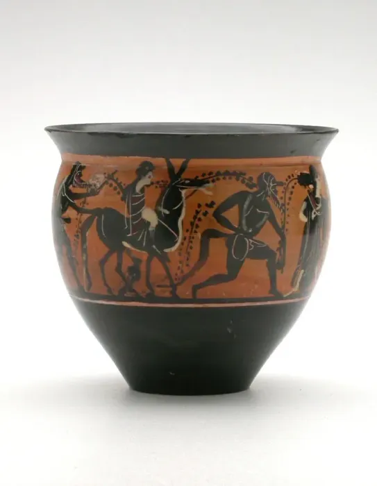 Framed Print : Mastoid (Drinking Cup), 500-480 BCE. Creator: Leafless Group Framed Print : Mastoid (Drinking Cup), 500-480 BCE. Creator: Leafless Group