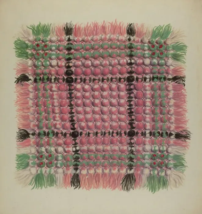 Framed Print : Mat, c. 1937. Creator: Eva Wilson Framed Print : Mat, c. 1937. Creator: Eva Wilson