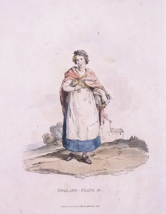Framed Print : A match girl, Provincial Characters, 1813 Framed Print : A match girl, Provincial Characters, 1813