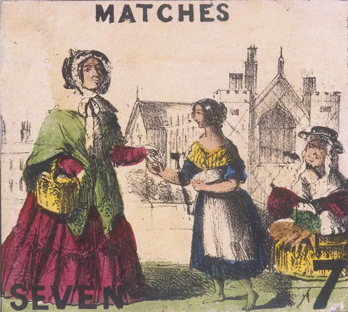 Framed Print : Matches, Cries of London, c1840. Artist: TH Jones Framed Print : Matches, Cries of London, c1840. Artist: TH Jones